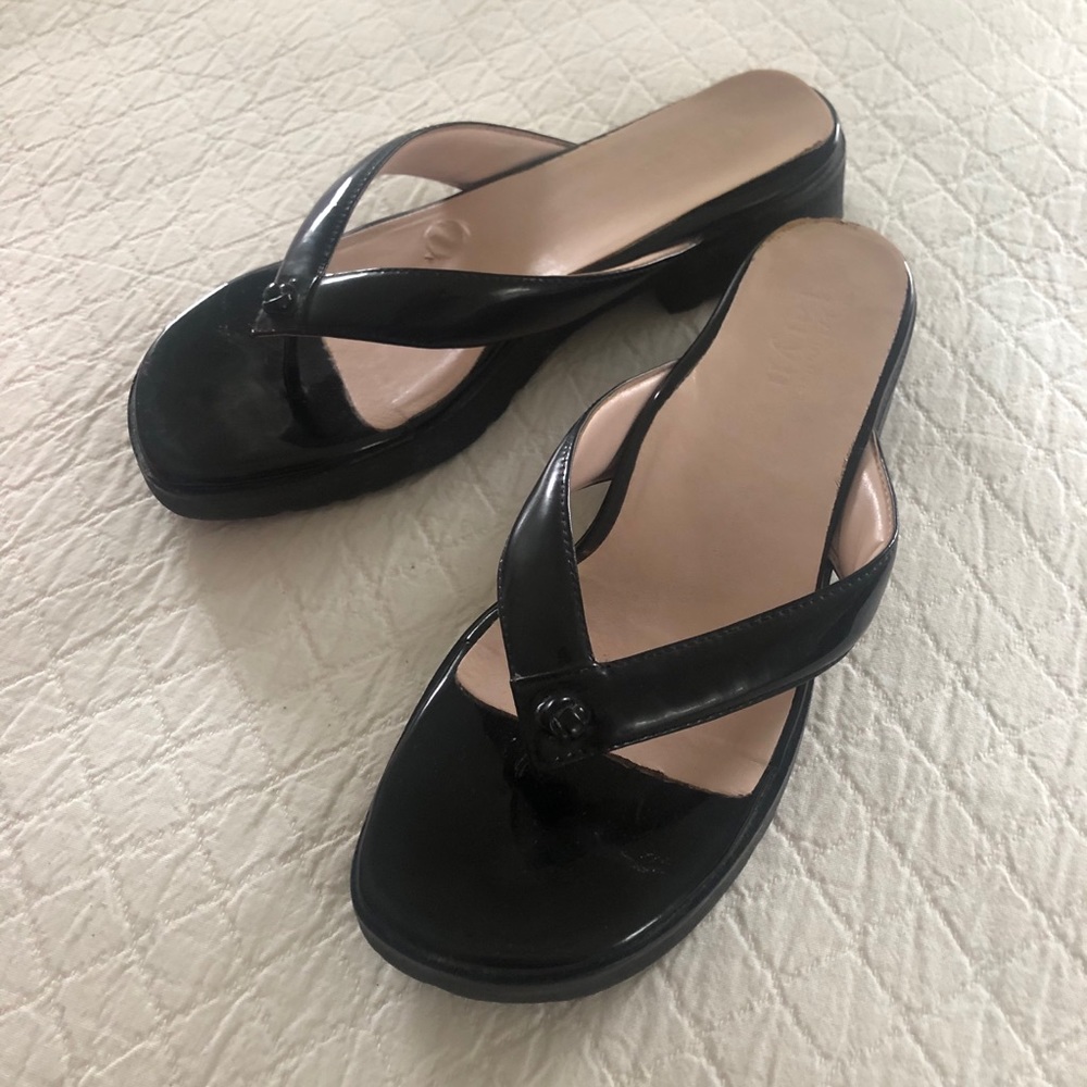 Taryn Rose Tara Patent Leather Sandal
